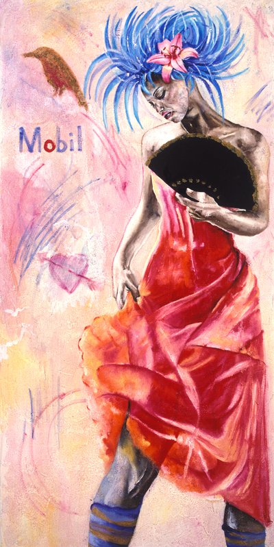 Dancer with Graffiti by Hilary Dunne